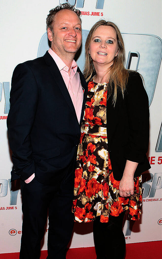 Stephen Murphy and Michelle Murphy  pictured at the special screening of  the movie  Spy  at The Odeon Cinema in Point Village Dublin..Picture:Brian McEvoy.