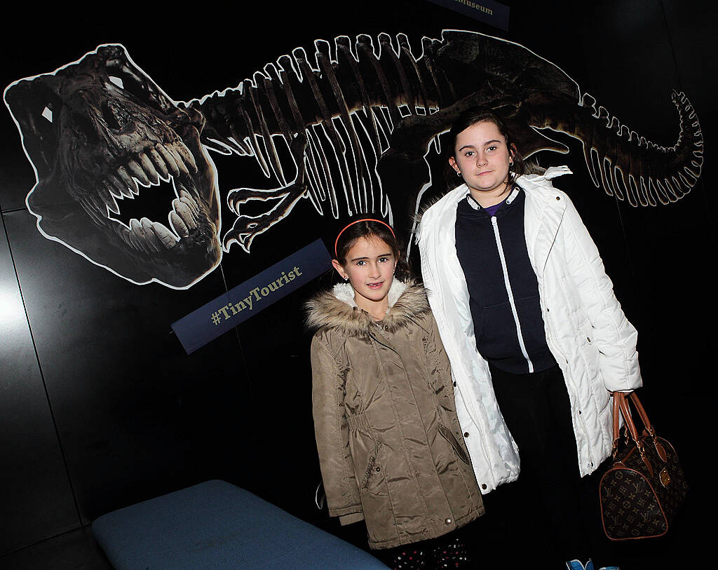 Kayla Scully and Sarah Glynn at The Irish Premiere screening of Night at the Museum -Secret of the Tomb at the Lighthouse Cinema ,Dublin.Pic:Brian McEvoy.