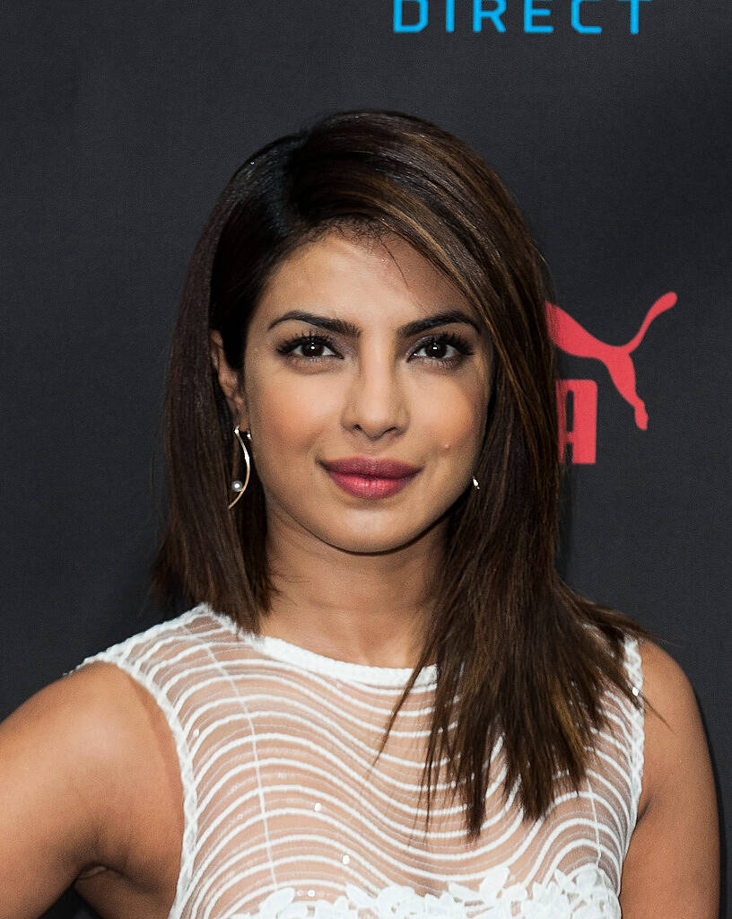 Priyanka Chopra  arrives at the Roc Nation Pre-GRAMMY Brunch on February 7, 2015 in Beverly Hills, California.  (Photo by Valerie Macon/Getty Images)