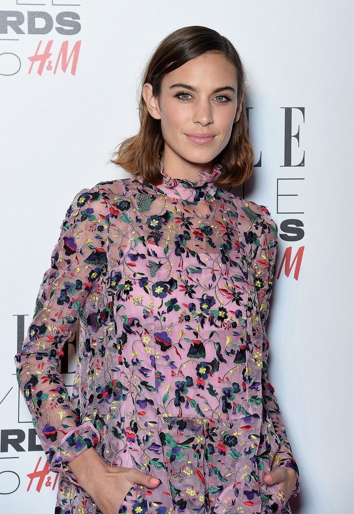 LONDON, ENGLAND - FEBRUARY 24:  Alexa Chung attends the Elle Style Awards 2015 at Sky Garden @ The Walkie Talkie Tower on February 24, 2015 in London, England.  (Photo by Gareth Cattermole/Getty Images)