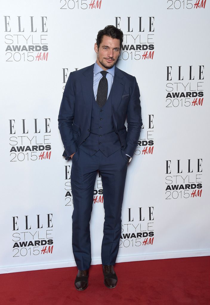 LONDON, ENGLAND - FEBRUARY 24:  David Gandy attends the Elle Style Awards 2015 at Sky Garden @ The Walkie Talkie Tower on February 24, 2015 in London, England.  (Photo by Gareth Cattermole/Getty Images)