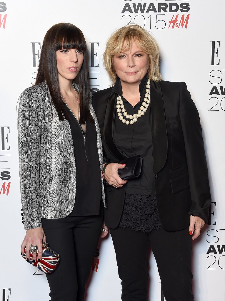 LONDON, ENGLAND - FEBRUARY 24:  Ella Edmondson and Jennifer Saunders attend the Elle Style Awards 2015 at Sky Garden @ The Walkie Talkie Tower on February 24, 2015 in London, England.  (Photo by Gareth Cattermole/Getty Images)
