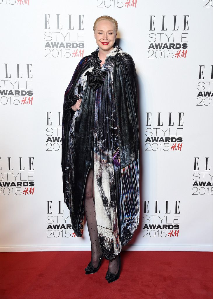 LONDON, ENGLAND - FEBRUARY 24:   Gwendoline Christie attends the Elle Style Awards 2015 at Sky Garden @ The Walkie Talkie Tower on February 24, 2015 in London, England.  (Photo by Gareth Cattermole/Getty Images)