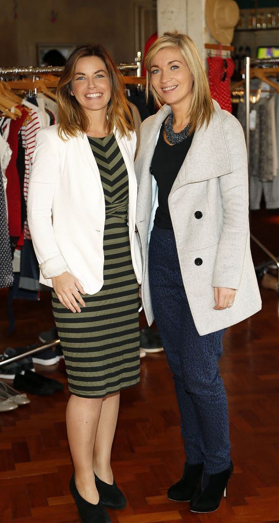 
Lorraine Brophy and Susan O'Connor at the launch of the Lidl Spring Summer 2015 Collection in Drury Buildings-photo Kieran Harnett