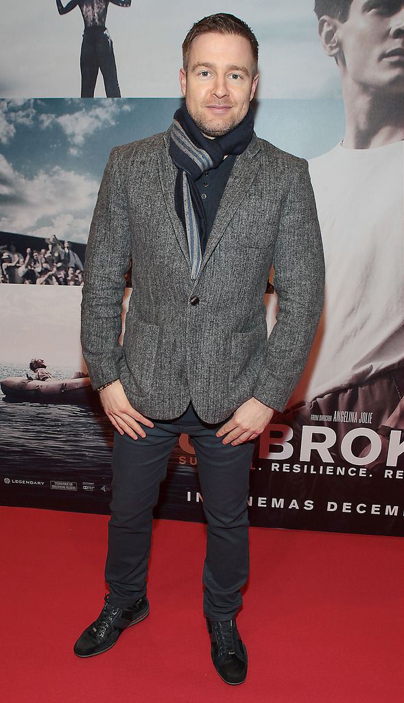  Aidan Power at The Irish Premiere of  Unbroken at  The Screen Cinema ,Dublin . The film was directed by Angelina Jolie.  .Picture :Brian McEvoy.