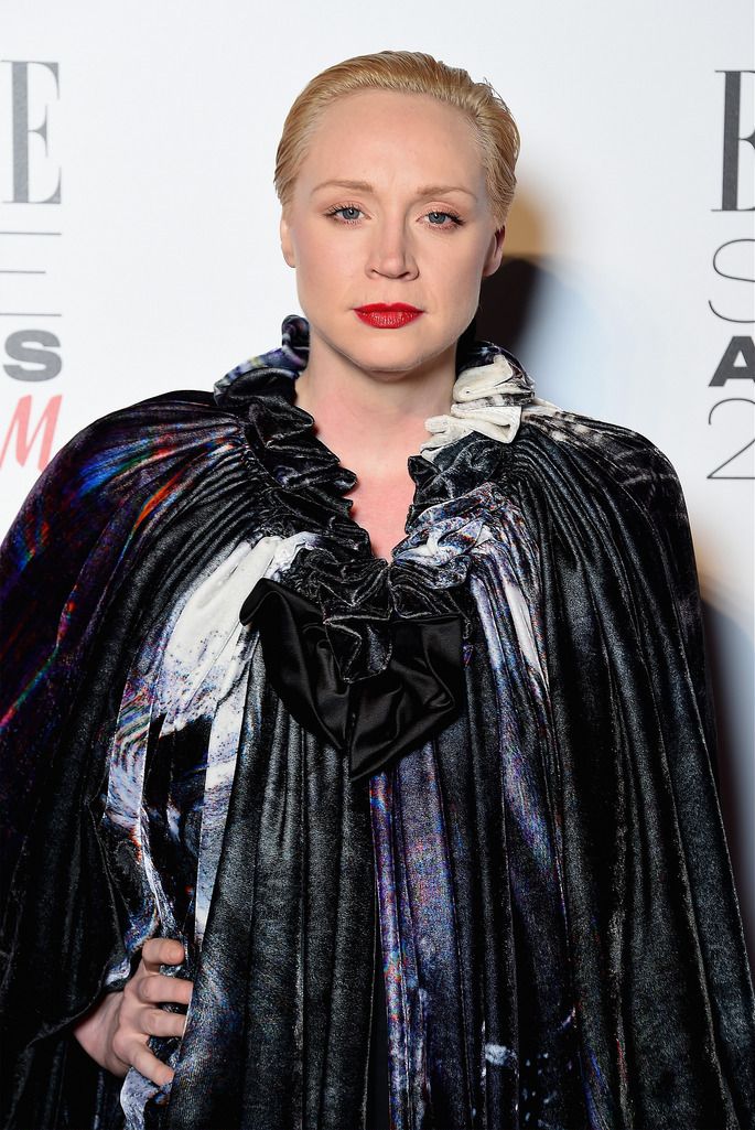 LONDON, ENGLAND - FEBRUARY 24:  Gwendoline Christie attends the Elle Style Awards 2015 at Sky Garden @ The Walkie Talkie Tower on February 24, 2015 in London, England.  (Photo by Gareth Cattermole/Getty Images)