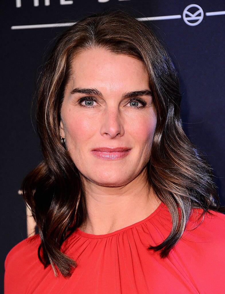 Brooke Shields  attends "Kingsman: The Secret Service" New York Premiere at SVA Theater on February 9, 2015 in New York City.  (Photo by Stephen Lovekin/Getty Images)