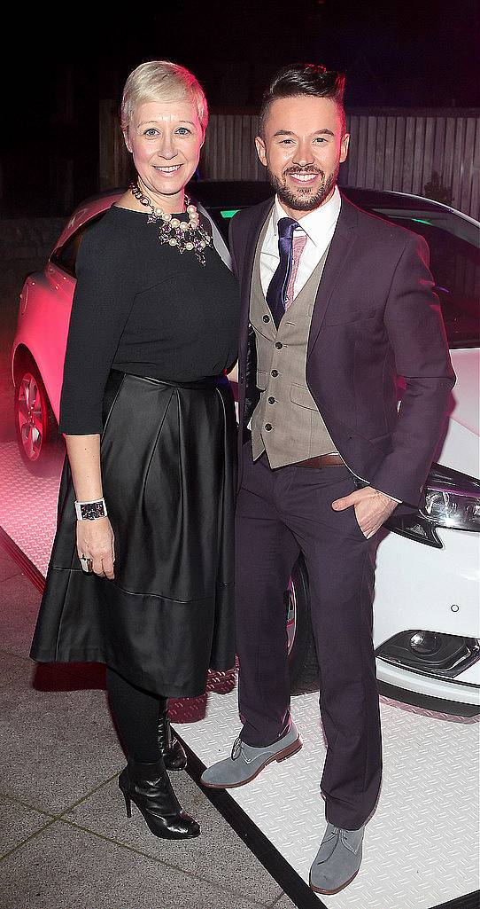 Sonia Mohlich and Deric Hartigan  at the launch of the new Opel Corsa at The Dylan Hotel Dublin.Picture:Brian mcevoy