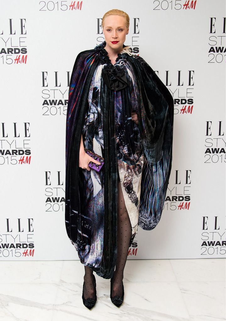 LONDON, ENGLAND - FEBRUARY 24:  Gwendoline Christie attends the Elle Style Awards 2015 at Sky Garden @ The Walkie Talkie Tower on February 24, 2015 in London, England.  (Photo by Ian Gavan/Getty Images)