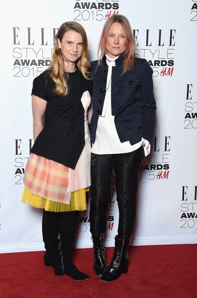 LONDON, ENGLAND - FEBRUARY 24:  Katie Hillier and Luella Bartley attend the Elle Style Awards 2015 at Sky Garden @ The Walkie Talkie Tower on February 24, 2015 in London, England.  (Photo by Gareth Cattermole/Getty Images)