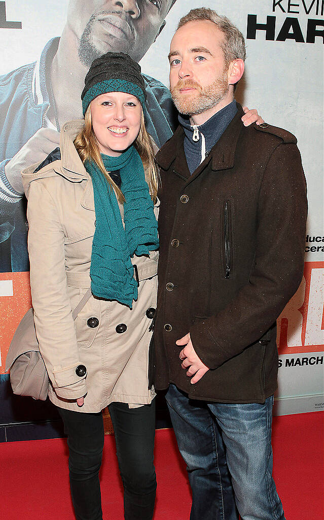 Claire Ahern and Peter Lafferty pictured at the Irish premiere screening of Will Ferrell's new film Get hard at the Screen Cinema ,Dublin.Picture:Brian McEvoy.