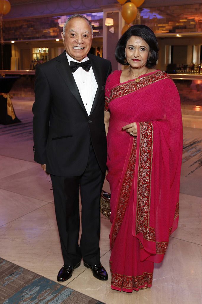 Prem Puri and Veena Puri, pictured at the CMRF Crumlin Gold Ball at the Doubletree by Hilton Hotel on Saturday March 14th.CMRF Crumlin, the principal fundraising body for Our Ladyâ€™s Childrenâ€™s Hospital, Crumlin and the National Childrenâ€™s Research Centre, celebrated its 50th anniversary with The Gold Ball to acknowledge 50 years of fundraising for childrenâ€™s health in Ireland. Pic. Robbie Reynolds