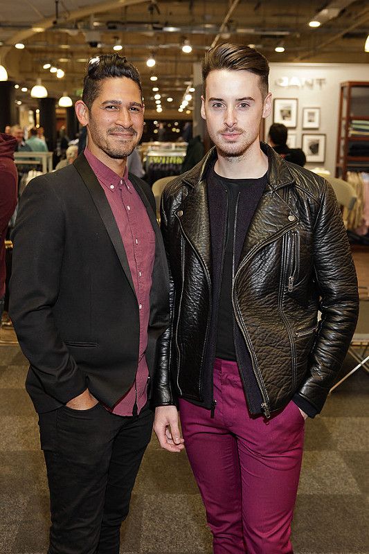Brian Conway and Arnoldo Gibelli at Arnotts Mens Wear Live events in association with Entertainment.ie.