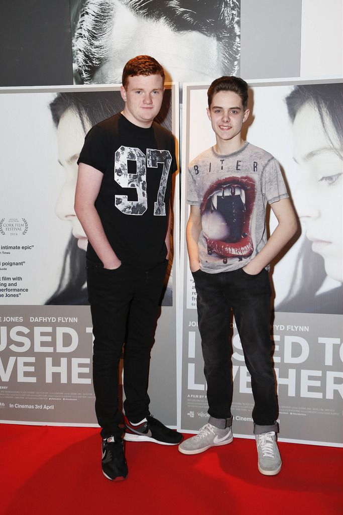 Pictured (l-r) was cast members Ross Kelly and Dafhyd Flynn at the premiere of award-winning Irish feature film I Used To Live Here at IMC Cinemas, The Square, Tallaght. 

Picture Conor McCabe Photography.

