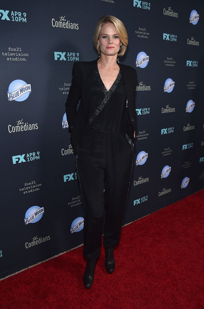 SANTA MONICA, CA - APRIL 06:  Actress Joelle Carter attends the premiere of FX's "The Comedians" at The Broad Stage on April 6, 2015 in Santa Monica, California.  (Photo by Alberto E. Rodriguez/Getty Images)