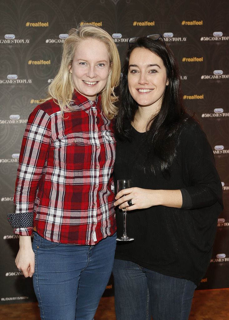
Emily O'Callaghan and Laura McGann at the launch of Durex's #50GamestoPlay.  
-photo Kieran Harnett