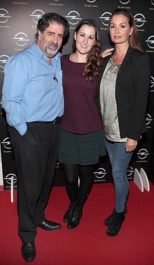 Robbie Fox ,Megan Fox and Martina Fox at the launch of the new Opel Corsa at The Dylan Hotel Dublin.Picture:Brian mcevoy