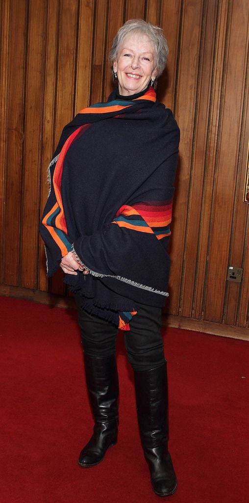 Actress Geraldine Plunkett  at the Abbey Theatre's 110th birthday celebrations over the weekend 

Pic :Brian McEvoy