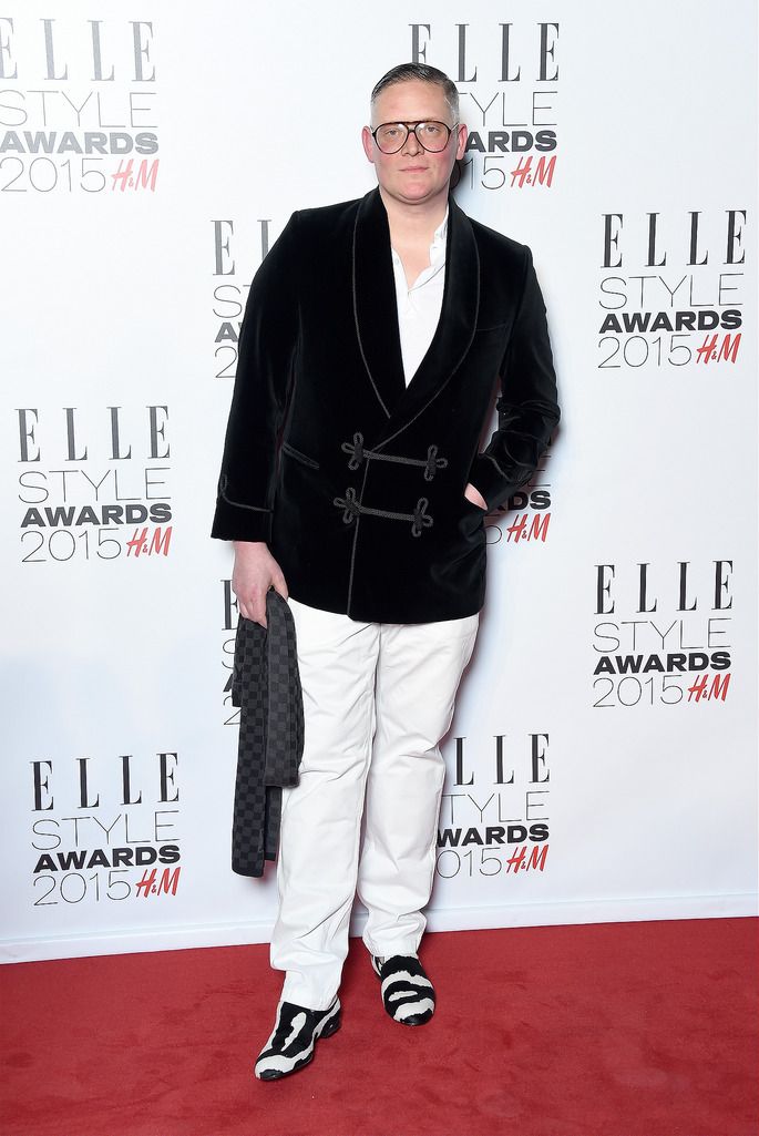 LONDON, ENGLAND - FEBRUARY 24:  Giles Deacon attends the Elle Style Awards 2015 at Sky Garden @ The Walkie Talkie Tower on February 24, 2015 in London, England.  (Photo by Gareth Cattermole/Getty Images)