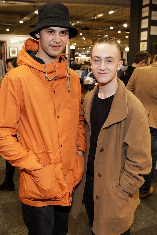 Adan Gaffey and Josh St Ledger at Arnotts Mens Wear Live events in association with Entertainment.ie.