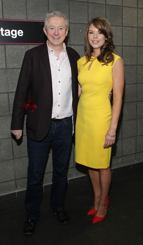 Louis Walsh and Laura Murphy at the Bank of Ireland Junk Kouture  Fashion competion final in association Repak at The 3 Arena,Dublin..Pictures:Brian McEvoy.