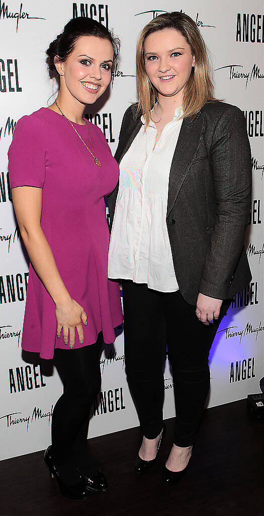 Lorna Jennings and Jenny Ashe at the  celebration of Thierry Mugler Angel Fragrance at Arnotts Henry Street,Dublin.Picture:Brian Whelan.