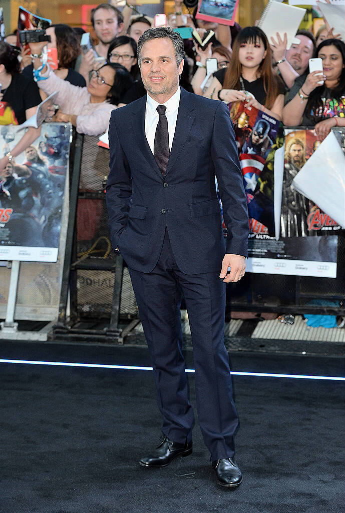 LONDON, ENGLAND - APRIL 21:  Mark Ruffalo attends "The Avengers: Age Of Ultron" European premiere at Westfield London on April 21, 2015 in London, England.  (Photo by Anthony Harvey/Getty Images)