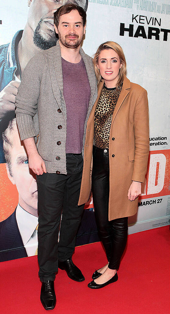 Cormac Moore and Theresa Ryan pictured at the Irish premiere screening of Will Ferrell's new film Get hard at the Screen Cinema ,Dublin
Picture:Brian McEvoy