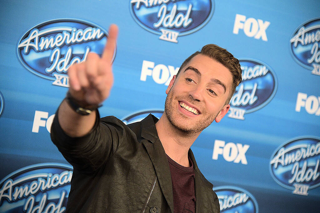 HOLLYWOOD, CA - MAY 13:  Nick Fradiani attends the "American Idol" XIV Grand Finale event at the Dolby Theatre on May 13, 2015 in Hollywood, California.  (Photo by Jason Kempin/Getty Images)