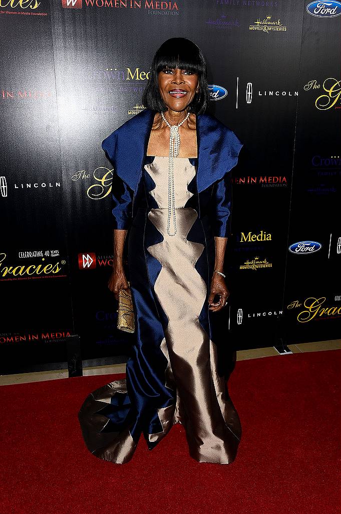 BEVERLY HILLS, CA - MAY 19:Actress Cicely Tyson  arrives at the 40th Anniversary Gracies Awards at The Beverly Hilton Hotel on May 19, 2015 in Beverly Hills, California.  (Photo by Frazer Harrison/Getty Images)