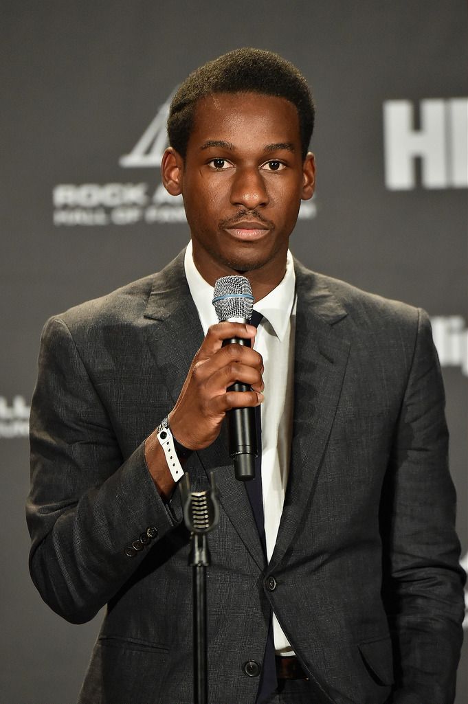 CLEVELAND, OH - APRIL 18:  Leon Bridges attends the 30th Annual Rock And Roll Hall Of Fame Induction Ceremony at Public Hall on April 18, 2015 in Cleveland, Ohio.  (Photo by Michael Loccisano/Getty Images)