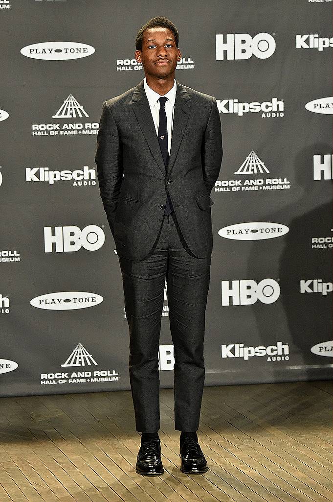 CLEVELAND, OH - APRIL 18:  Leon Bridges attends the 30th Annual Rock And Roll Hall Of Fame Induction Ceremony at Public Hall on April 18, 2015 in Cleveland, Ohio.  (Photo by Michael Loccisano/Getty Images)