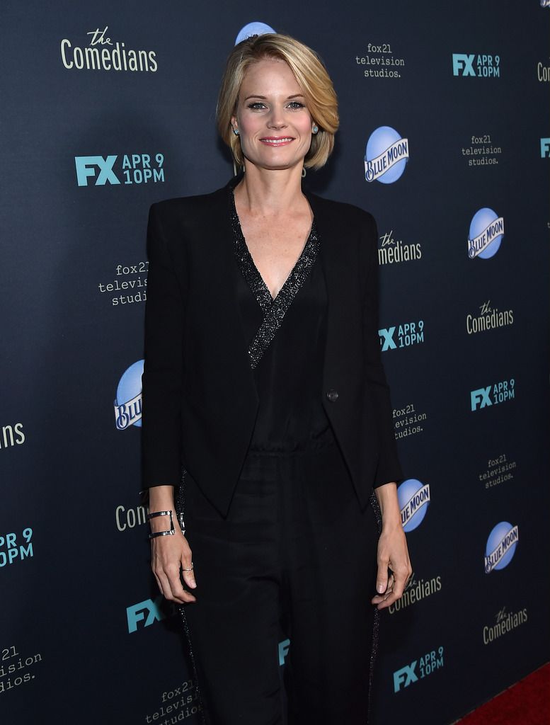 SANTA MONICA, CA - APRIL 06:  Actress Joelle Carter attends the premiere of FX's "The Comedians" at The Broad Stage on April 6, 2015 in Santa Monica, California.  (Photo by Alberto E. Rodriguez/Getty Images)