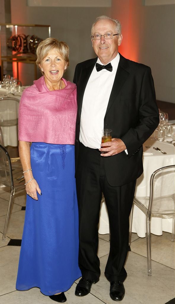 Geraldine and John Fitzgerald at Hennessyâ€™s 250th gala dinner, which took place in Dublin City Hall on Wednesday, 22nd April, 2015. The event was MCd by Miriam O'Callaghan with guests welcomed by Bernard Peillon, President of Hennessy and saw Maison Hennessy mark its 250th anniversary. Throughout the evening those in attendance were treated to a very special unveiling and tasting of the Hennessy 250 Collectorâ€™s blend followed by dinner and entertainment from one of Irelandâ€™s leading musicians, James Vincent McMorrow-photo Kieran Harnett
