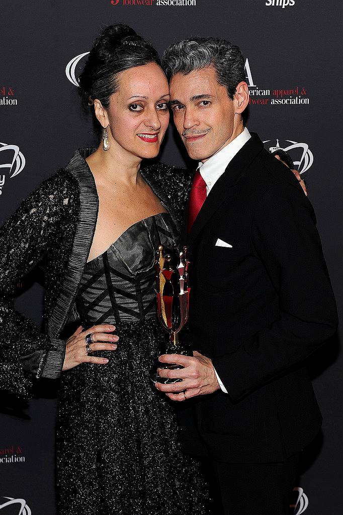 NEW YORK, NY - APRIL 27:  AAFA Statuette Designers Isabel Toledo and Ruben Toledo attend the 2015 AAFA American Image Awards on April 27, 2015 in New York City.  (Photo by Andrew Toth/Getty Images for American Image Awards)