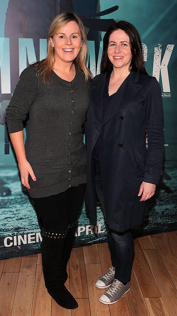 Caitriona O Connor and Brenda McCormick pictured at the Irish  premiere screening of John Wick starring Keanu Reeves at the Lighthouse Cinema Dublin..Picture:Brian McEvoy.