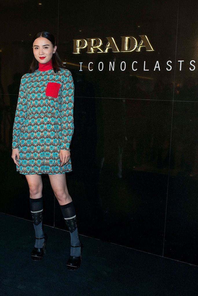 BEIJING, CHINA - APRIL 22:  Song Jia attends Prada The Iconoclasts, Beijing 2015 at China World Shopping Mall, No.1 Jian Guo Men Wai Avenue, on April 22, 2015 in Beijing, China.  (Photo by Keith Tsuji/Getty Images for Prada)