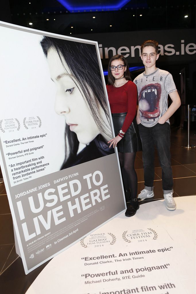 Pictured (l-r) was cast members Jordanne Jones and Dafhyd Flynn at the premiere of award-winning Irish feature film I Used To Live Here at IMC Cinemas, The Square, Tallaght. 

Picture Conor McCabe Photography.
