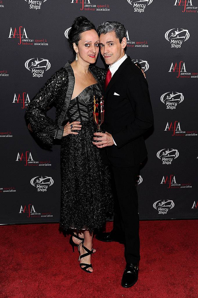 NEW YORK, NY - APRIL 27:  AAFA Statuette Designers Isabel Toledo and Ruben Toledo attend the 2015 AAFA American Image Awards on April 27, 2015 in New York City.  (Photo by Andrew Toth/Getty Images for American Image Awards)