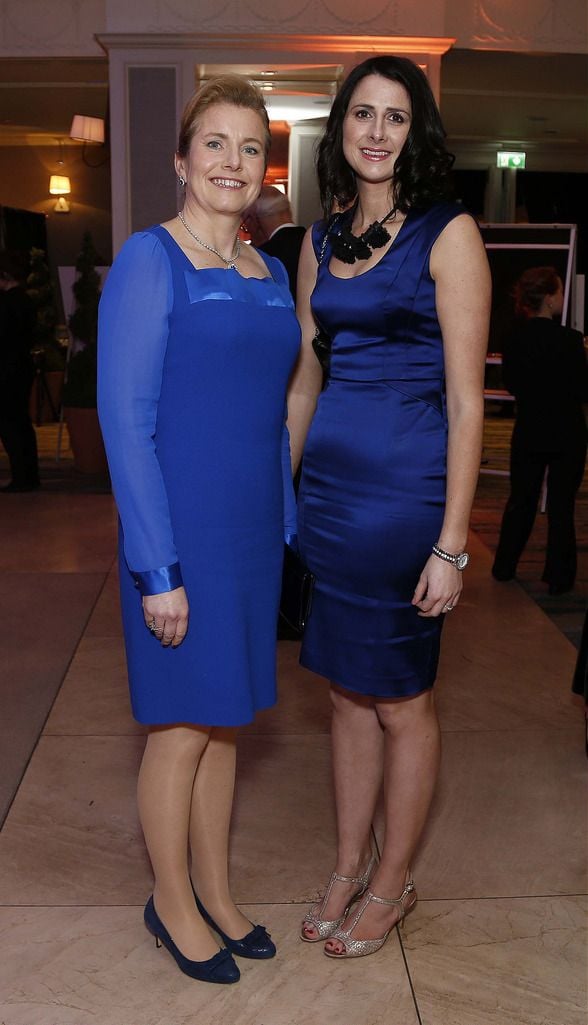 Fiona Naughton and Norma Fox, pictured at the CMRF Crumlin Gold Ball at the Doubletree by Hilton Hotel on Saturday March 14th.CMRF Crumlin, the principal fundraising body for Our Ladyâ€™s Childrenâ€™s Hospital, Crumlin and the National Childrenâ€™s Research Centre, celebrated its 50th anniversary with The Gold Ball to acknowledge 50 years of fundraising for childrenâ€™s health in Ireland. Pic. Robbie Reynolds