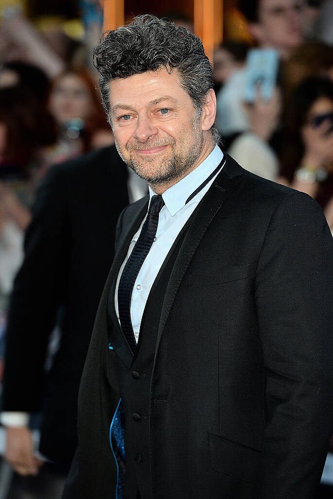 LONDON, ENGLAND - APRIL 21:  Andy Serkis attends "The Avengers: Age Of Ultron" European premiere at Westfield London on April 21, 2015 in London, England.  (Photo by Anthony Harvey/Getty Images)