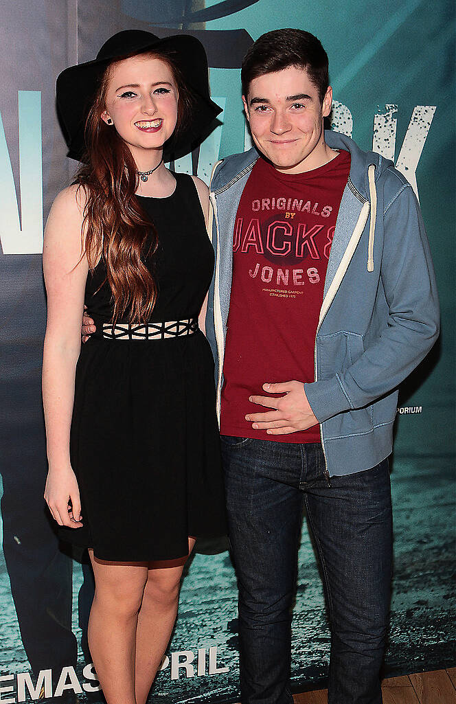 Kelly Evans and Cian Cooke pictured at the Irish  premiere screening of John Wick starring Keanu Reeves at the Lighthouse Cinema Dublin..Picture:Brian McEvoy.