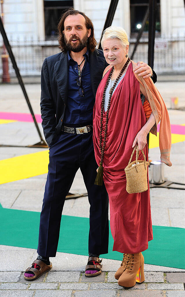 LONDON, ENGLAND - JUNE 03:  Andreas Kronthaler and Vivienne Westwood attend the Royal Academy of Arts Summer Exhibition on June 3, 2015 in London, England.  (Photo by Stuart C. Wilson/Getty Images)