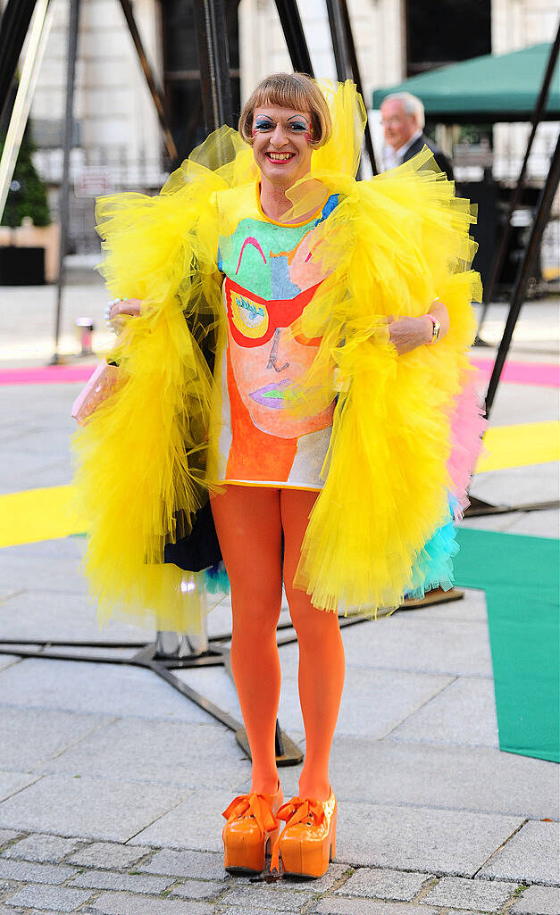 LONDON, ENGLAND - JUNE 03:  Grayson Perry attends the Royal Academy of Arts Summer Exhibition on June 3, 2015 in London, England.  (Photo by Stuart C. Wilson/Getty Images)