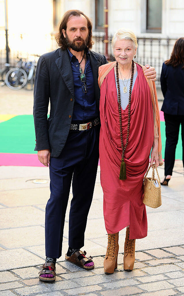 LONDON, ENGLAND - JUNE 03:  Andreas Kronthaler and Vivienne Westwood attend the Royal Academy of Arts Summer Exhibition on June 3, 2015 in London, England.  (Photo by Stuart C. Wilson/Getty Images)