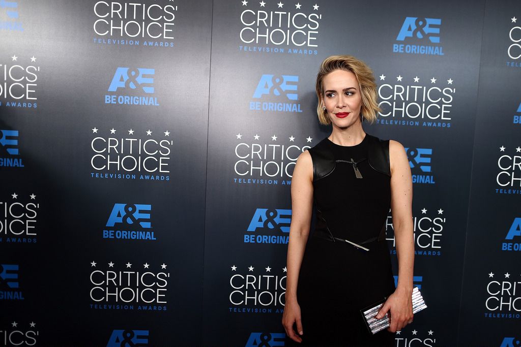 BEVERLY HILLS, CA - MAY 31:  Actress Sarah Paulson attends the 5th Annual Critics' Choice Television Awards at The Beverly Hilton Hotel on May 31, 2015 in Beverly Hills, California.  (Photo by Christopher Polk/Getty Images for Critics' Choice Television Awards)