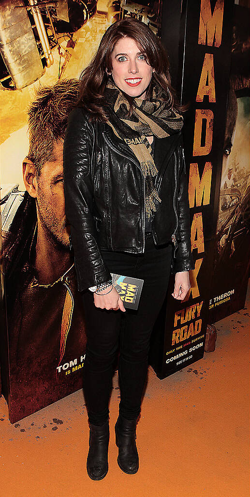 Catherine Biggs at the Irish Premiere screening of Mad Max:Fury Road at The Savoy Cinema Dublin..Picture:Brian McEvoy