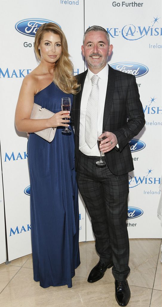 Laura Becker and Declan Maxwell at the Make A Wish Crystal Ball in the Double Tree Hilton hotel Ballsbridge-photo Kieran Harnett
