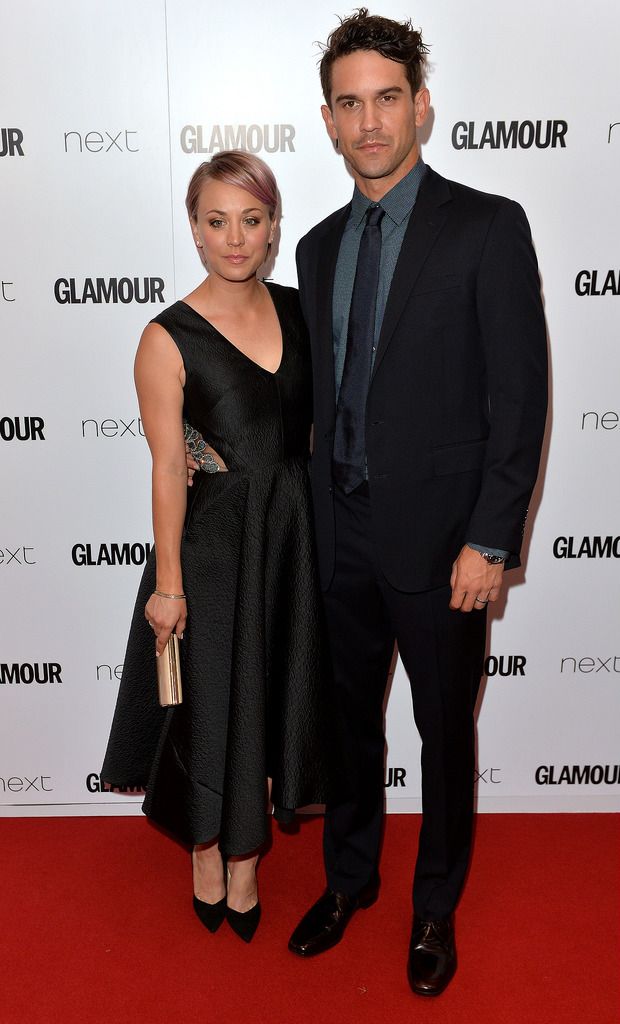 LONDON, ENGLAND - JUNE 02:  Kaley Cuoco Sweeting and Ryan Sweeting attend the Glamour Women Of The Year Awards at Berkeley Square Gardens on June 2, 2015 in London, England.  (Photo by Anthony Harvey/Getty Images)