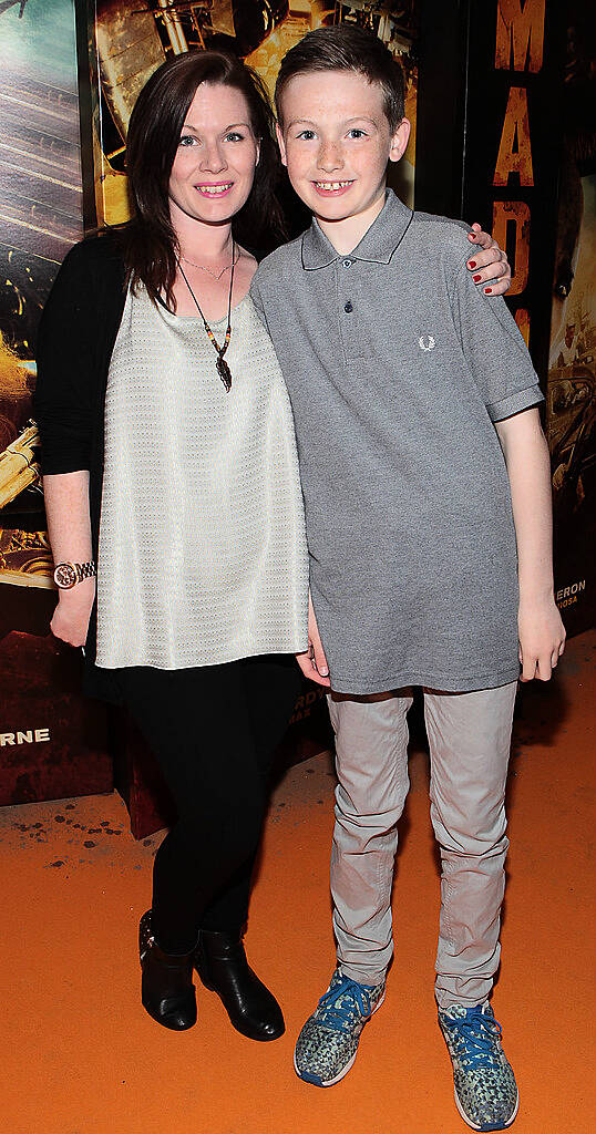  Sheena Madden and Cameron Madden  at the Irish Premiere screening of Mad Max:Fury Road at The Savoy Cinema Dublin..Picture:Brian McEvoy